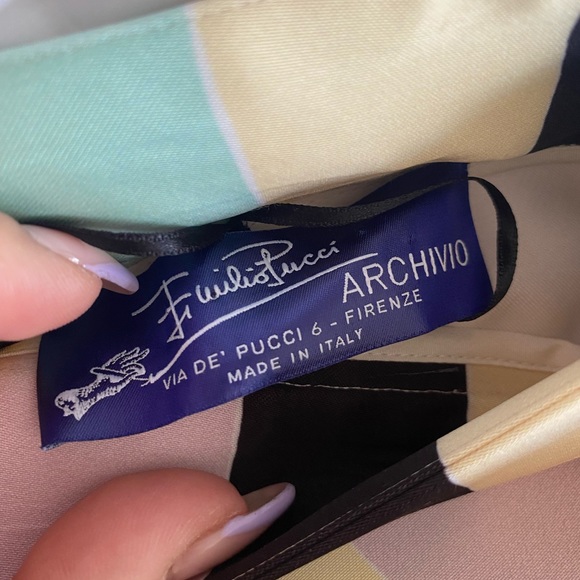 Emilio Pucci Abstract Star Print Skirt - Picture 5 of 8